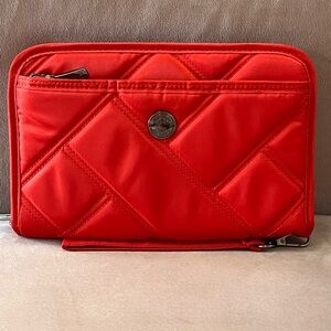 Lug Zeppelin 2 Wristlet Wallet in Poppy Red